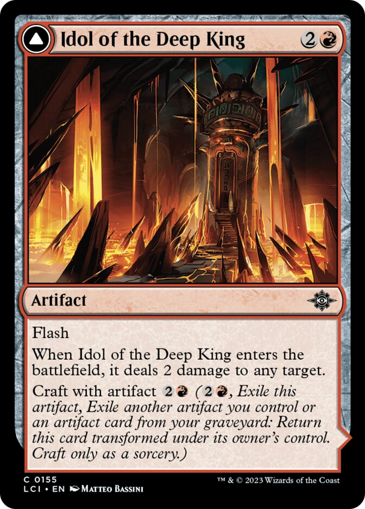 Idol of the Deep King // Sovereign's Macuahuitl [The Lost Caverns of Ixalan] | Gear Gaming Fayetteville
