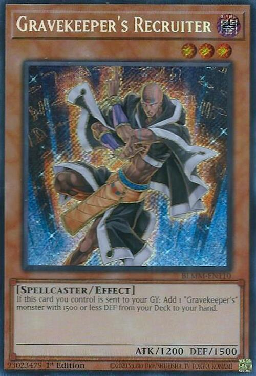Gravekeeper's Recruiter [BLMM-EN110] Secret Rare | Gear Gaming Fayetteville