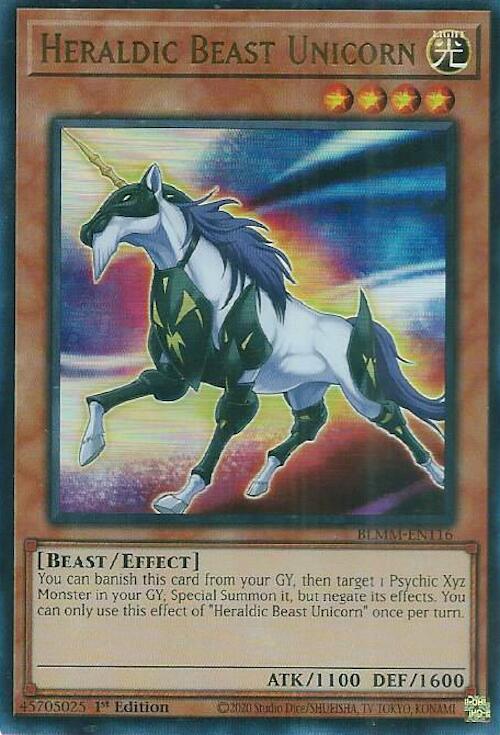 Heraldic Beast Unicorn [BLMM-EN116] Ultra Rare | Gear Gaming Fayetteville