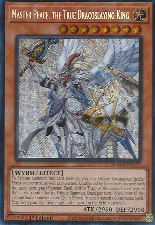 Master Peace, the True Dracoslaying King [BLMM-EN127] Secret Rare | Gear Gaming Fayetteville