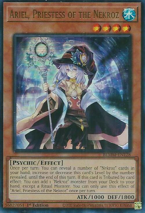 Ariel, Priestess of the Nekroz [BLMM-EN128] Ultra Rare | Gear Gaming Fayetteville