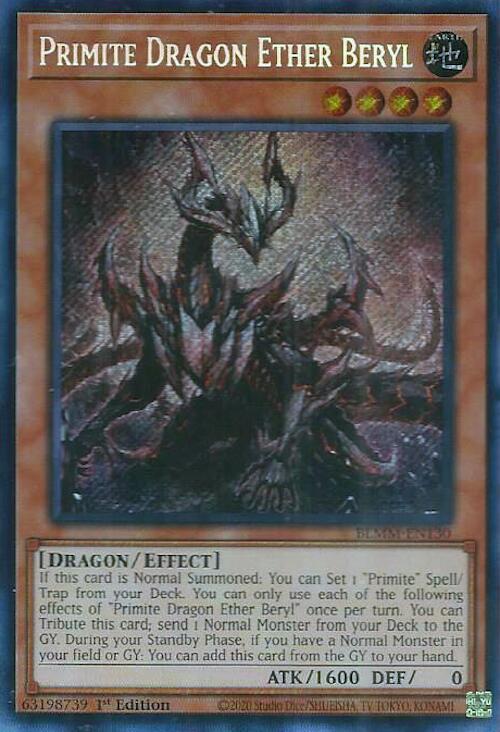 Primite Dragon Ether Beryl [BLMM-EN130] Secret Rare | Gear Gaming Fayetteville
