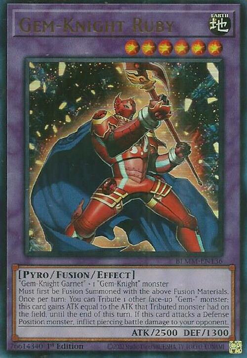 Gem-Knight Ruby [BLMM-EN136] Ultra Rare | Gear Gaming Fayetteville