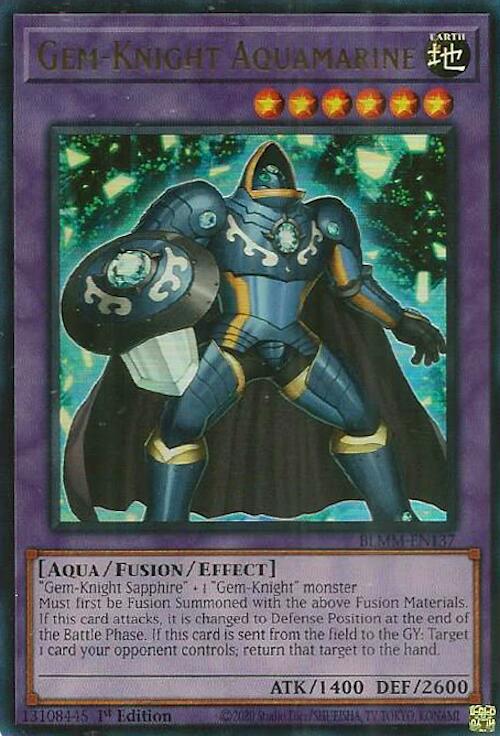 Gem-Knight Aquamarine [BLMM-EN137] Ultra Rare | Gear Gaming Fayetteville