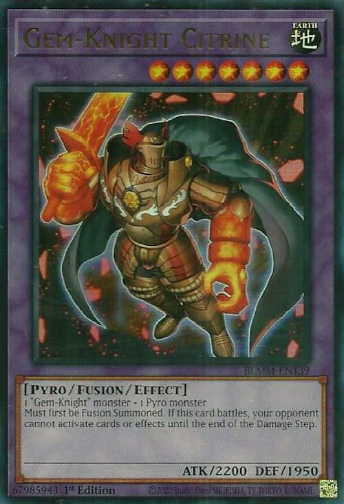 Gem-Knight Citrine [BLMM-EN139] Ultra Rare | Gear Gaming Fayetteville