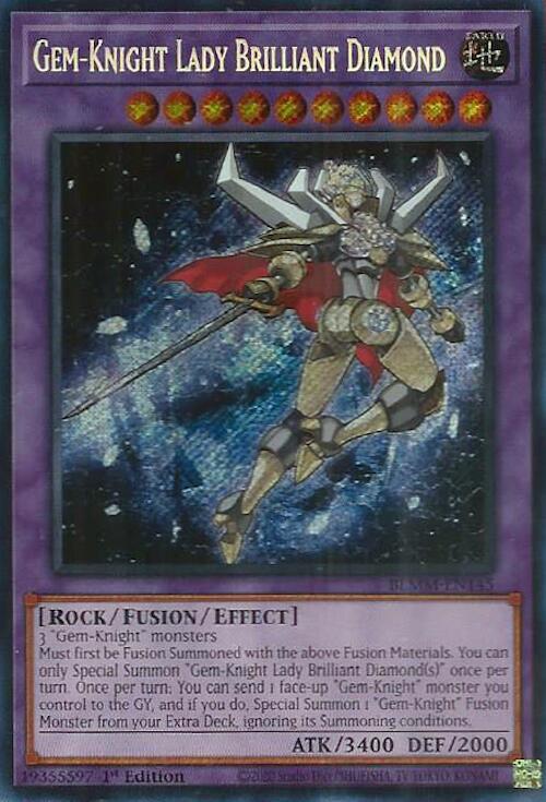 Gem-Knight Lady Brilliant Diamond [BLMM-EN145] Secret Rare | Gear Gaming Fayetteville