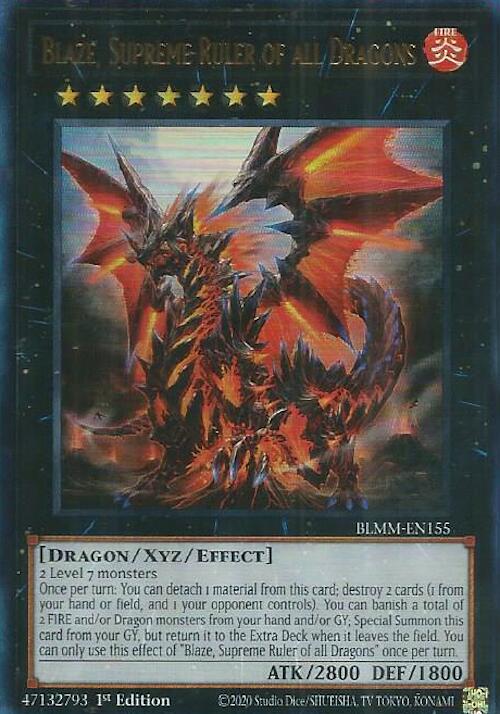 Blaze, Supreme Ruler of all Dragons [BLMM-EN155] Ultra Rare | Gear Gaming Fayetteville