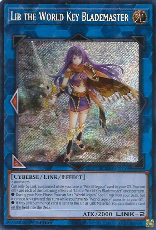 Lib the World Key Blademaster [BLMM-EN159] Secret Rare | Gear Gaming Fayetteville