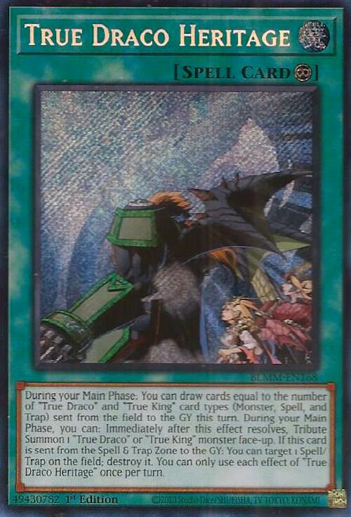 True Draco Heritage [BLMM-EN168] Secret Rare | Gear Gaming Fayetteville