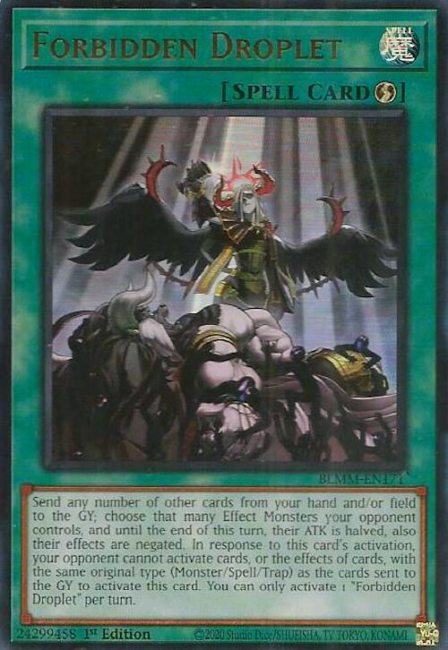 Forbidden Droplet [BLMM-EN171] Ultra Rare | Gear Gaming Fayetteville