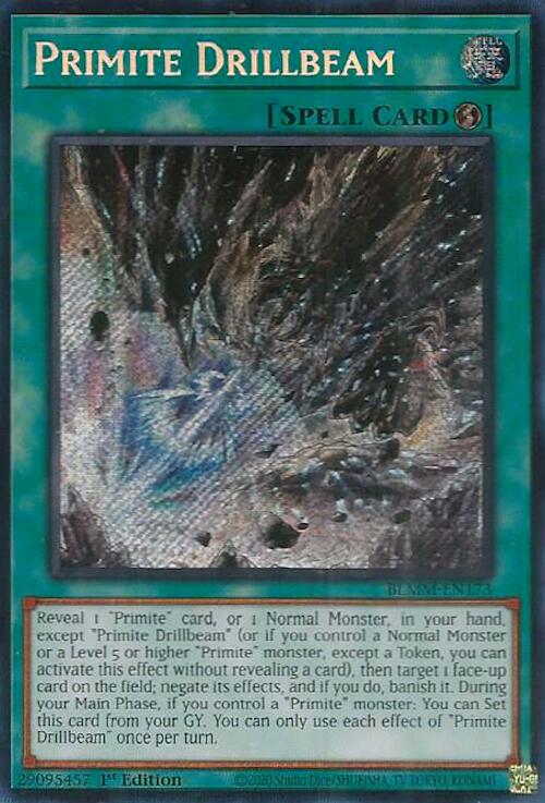 Primite Drillbeam [BLMM-EN173] Secret Rare | Gear Gaming Fayetteville