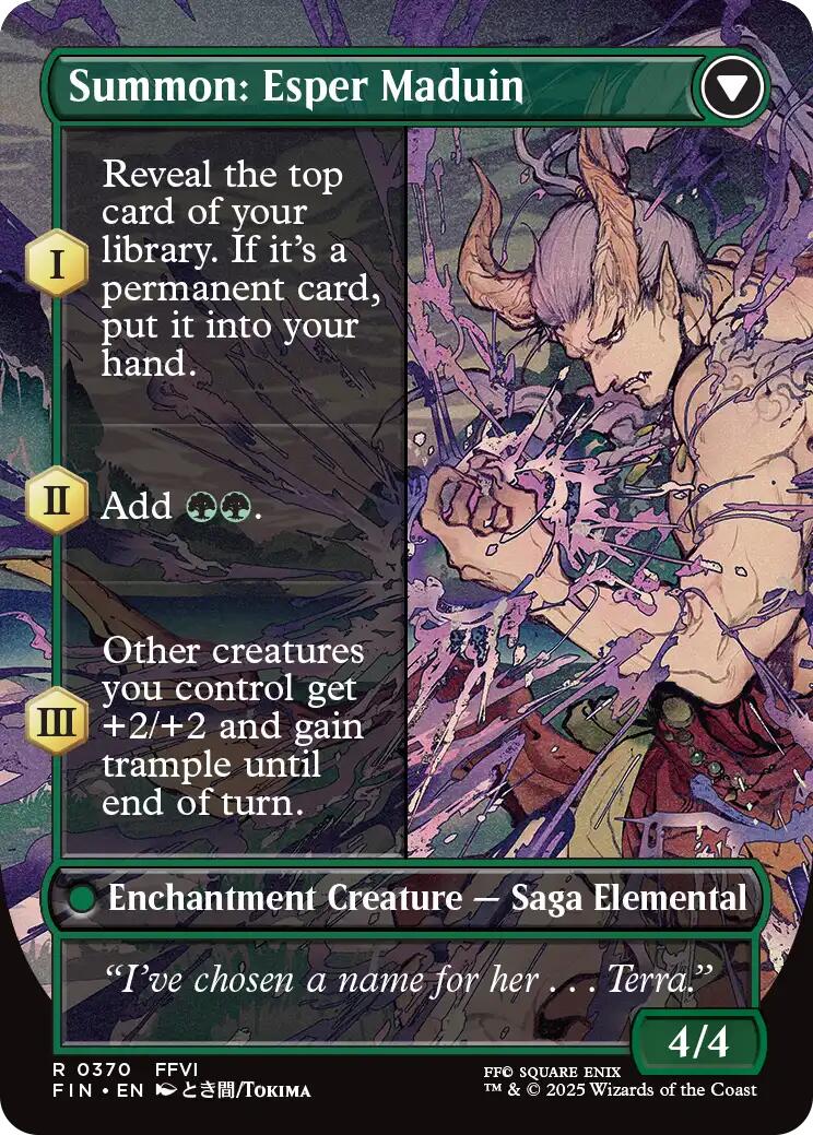 Esper Origins // Summon: Esper Maduin (Borderless) [FINAL FANTASY] | Gear Gaming Fayetteville