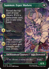 Esper Origins // Summon: Esper Maduin (Borderless) [FINAL FANTASY] | Gear Gaming Fayetteville