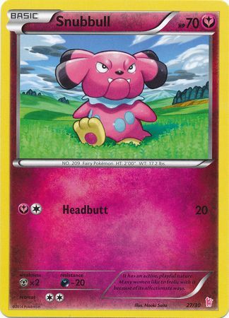 Snubbull (27/30) [XY: Trainer Kit - Sylveon] | Gear Gaming Fayetteville