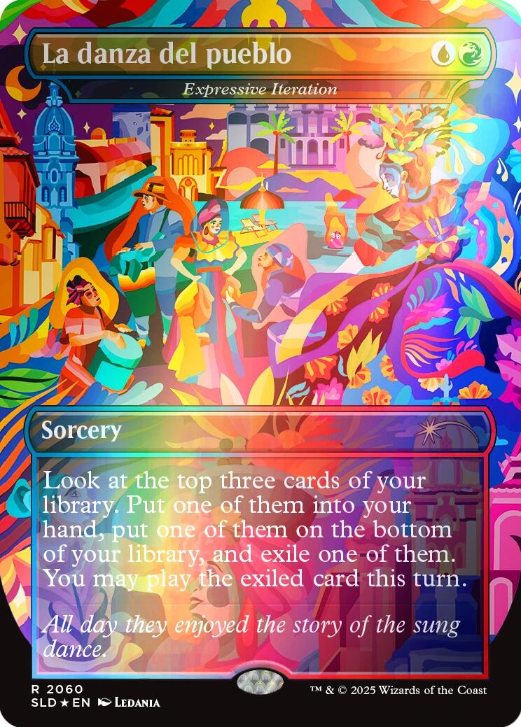 La danza del pueblo - Expressive Iteration (Rainbow Foil) [Secret Lair Drop Series] | Gear Gaming Fayetteville