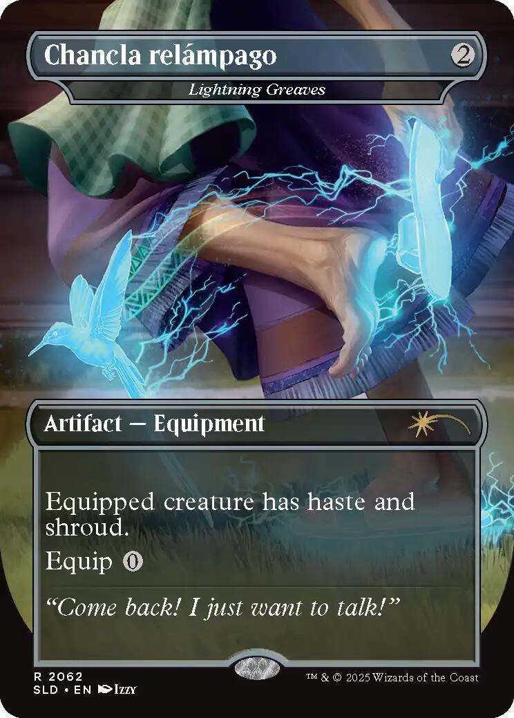 Chancla relampago - Lightning Greaves [Secret Lair Drop Series] | Gear Gaming Fayetteville