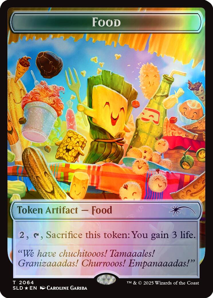 Food Token (2064) (Rainbow Foil) [Secret Lair Drop Series] | Gear Gaming Fayetteville