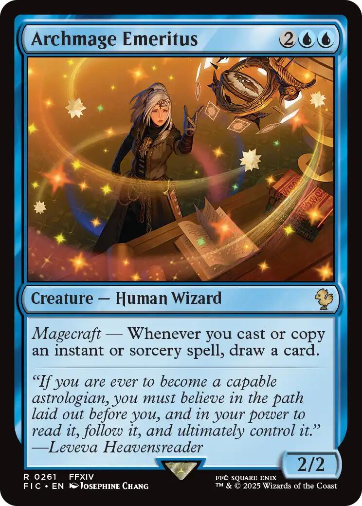 Archmage Emeritus (Surge Foil) [FINAL FANTASY Commander] | Gear Gaming Fayetteville