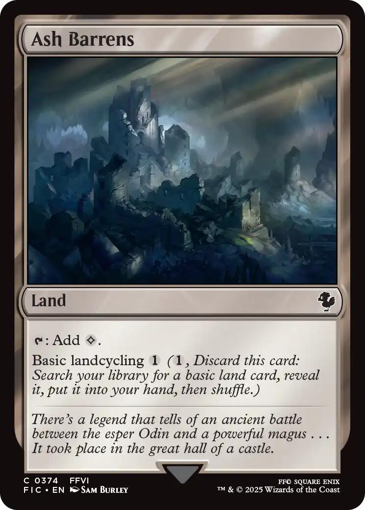 Ash Barrens (Surge Foil) [FINAL FANTASY Commander] | Gear Gaming Fayetteville