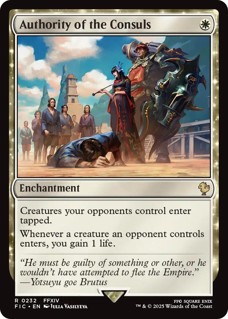 Authority of the Consuls (Surge Foil) [FINAL FANTASY Commander] | Gear Gaming Fayetteville