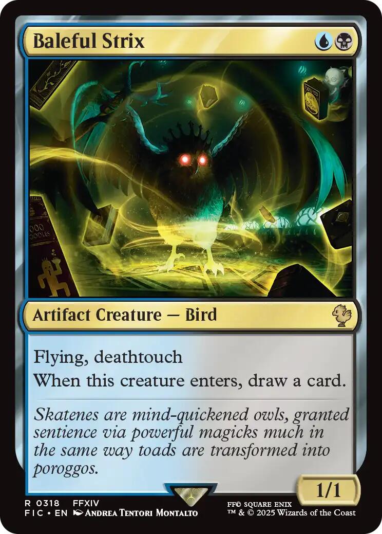 Baleful Strix (Surge Foil) [FINAL FANTASY Commander] | Gear Gaming Fayetteville
