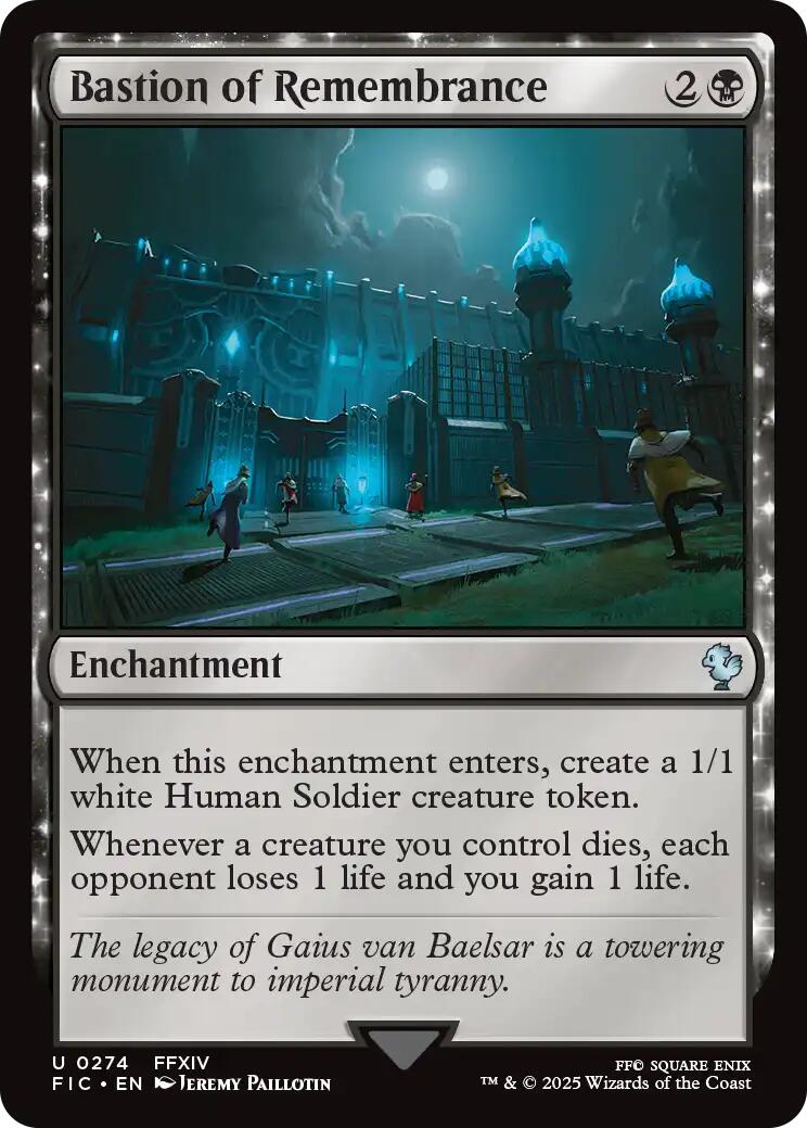 Bastion of Remembrance (Surge Foil) [FINAL FANTASY Commander] | Gear Gaming Fayetteville