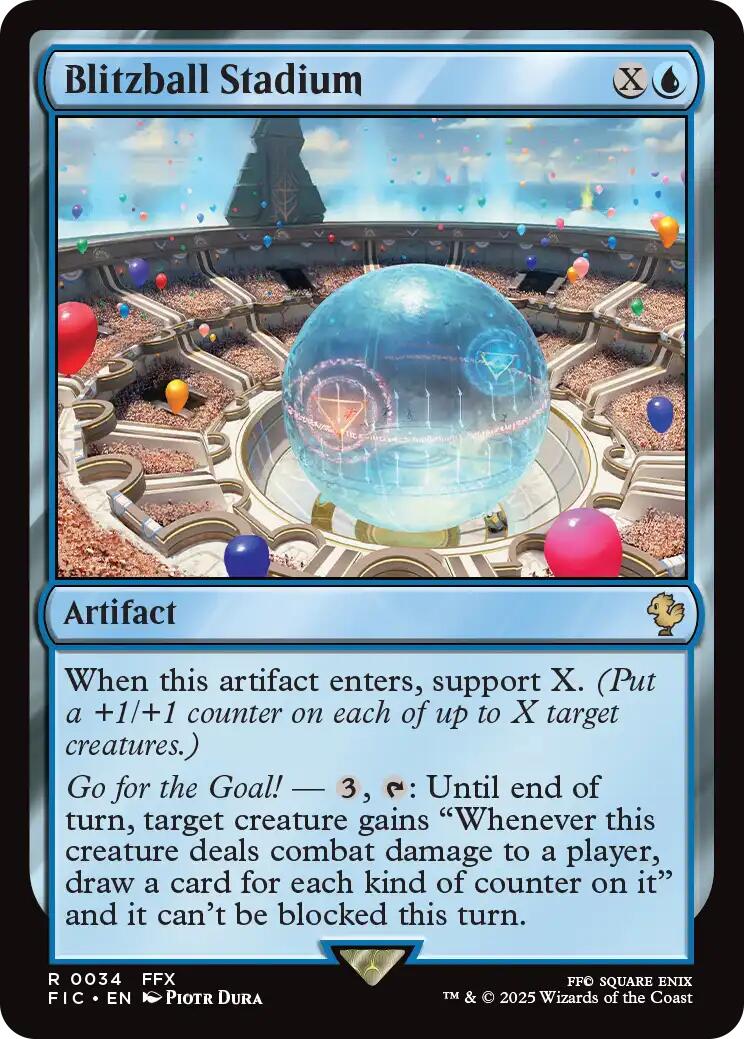 Blitzball Stadium (Surge Foil) [FINAL FANTASY Commander] | Gear Gaming Fayetteville