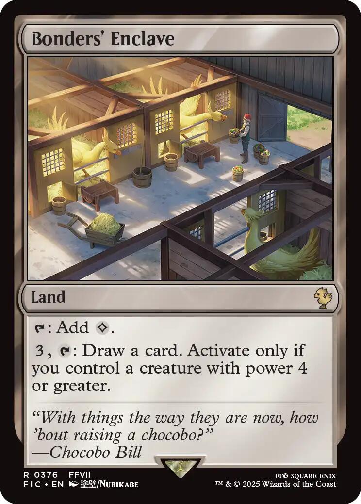 Bonders' Enclave (Surge Foil) [FINAL FANTASY Commander] | Gear Gaming Fayetteville