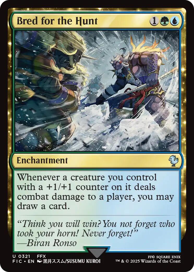 Bred for the Hunt (Surge Foil) [FINAL FANTASY Commander] | Gear Gaming Fayetteville