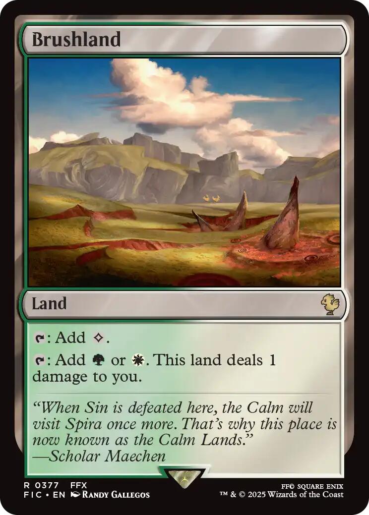 Brushland (Surge Foil) [FINAL FANTASY Commander] | Gear Gaming Fayetteville