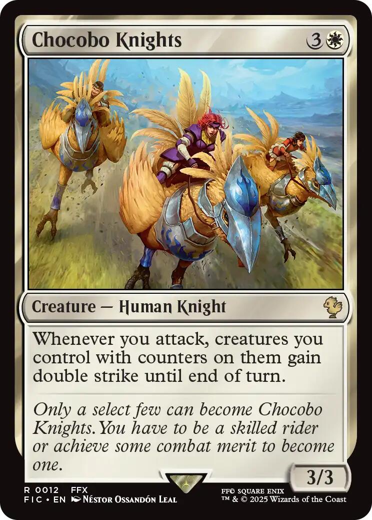 Chocobo Knights (Surge Foil) [FINAL FANTASY Commander] | Gear Gaming Fayetteville