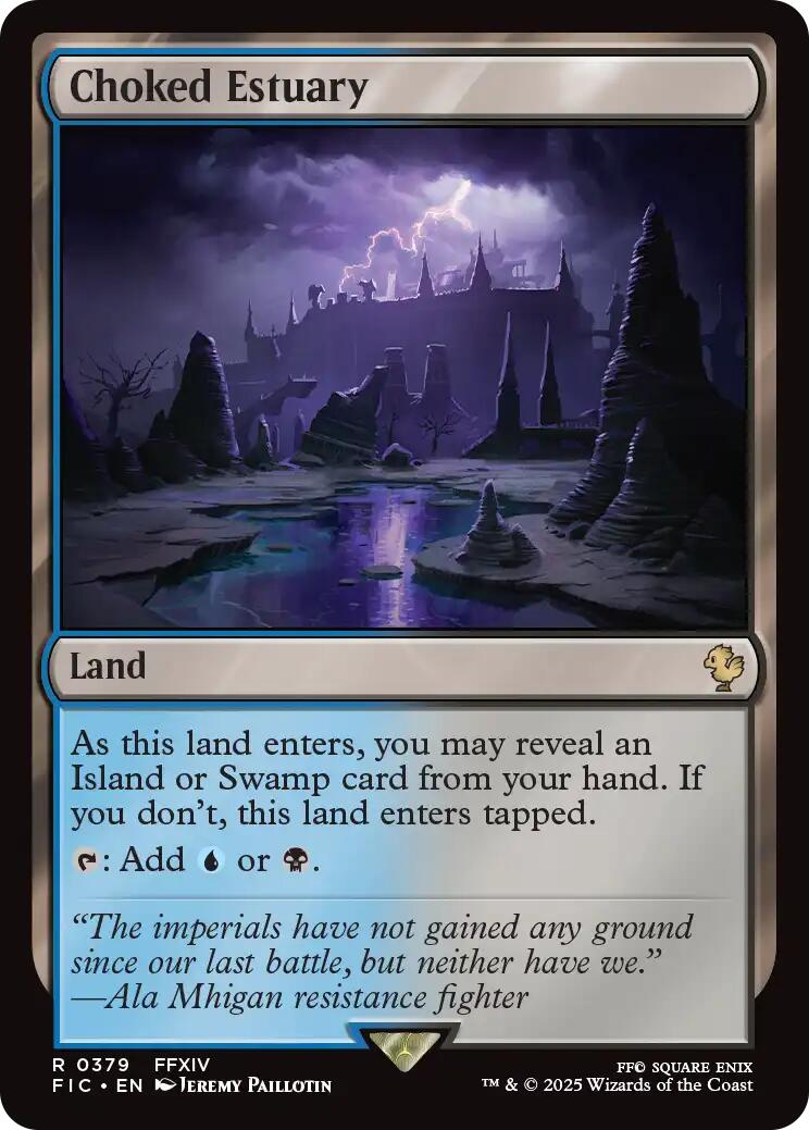 Choked Estuary (Surge Foil) [FINAL FANTASY Commander] | Gear Gaming Fayetteville
