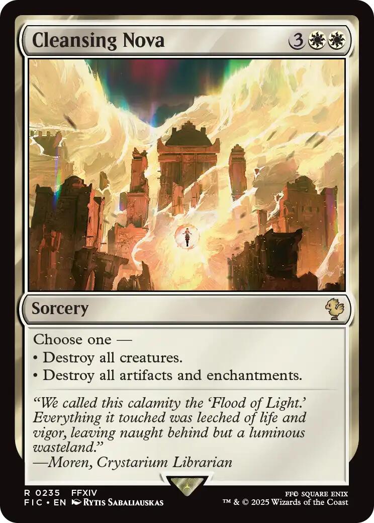 Cleansing Nova (Surge Foil) [FINAL FANTASY Commander] | Gear Gaming Fayetteville