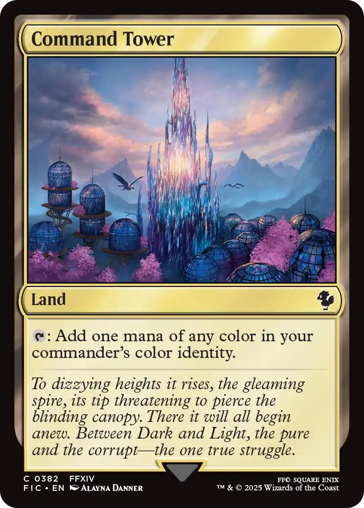 Command Tower (0382) (Surge Foil) [FINAL FANTASY Commander] | Gear Gaming Fayetteville
