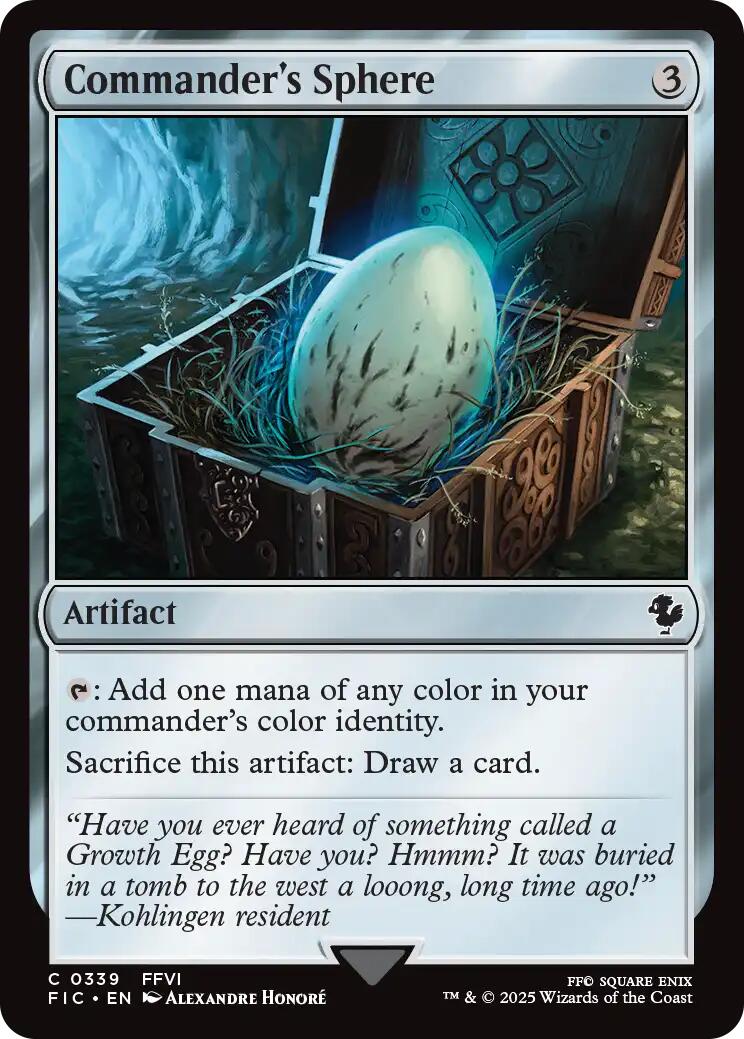 Commander's Sphere (Surge Foil) [FINAL FANTASY Commander] | Gear Gaming Fayetteville