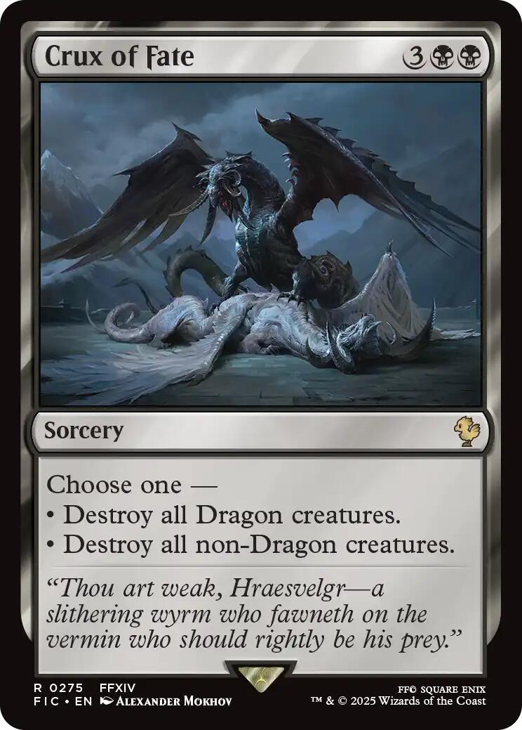 Crux of Fate (Surge Foil) [FINAL FANTASY Commander] | Gear Gaming Fayetteville