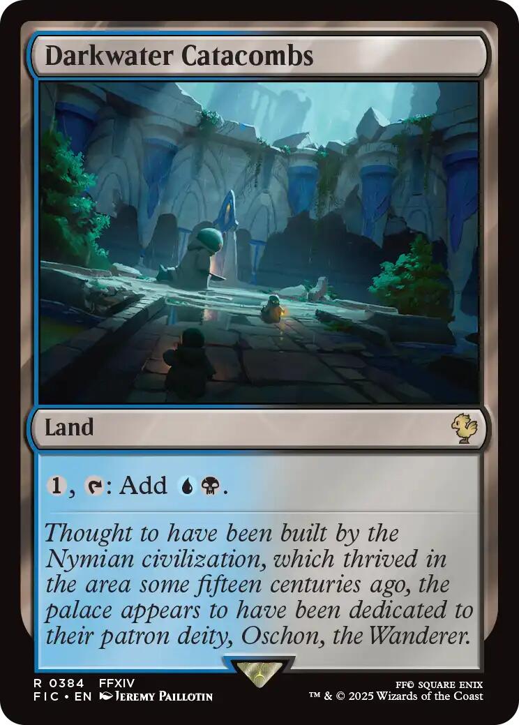 Darkwater Catacombs (Surge Foil) [FINAL FANTASY Commander] | Gear Gaming Fayetteville