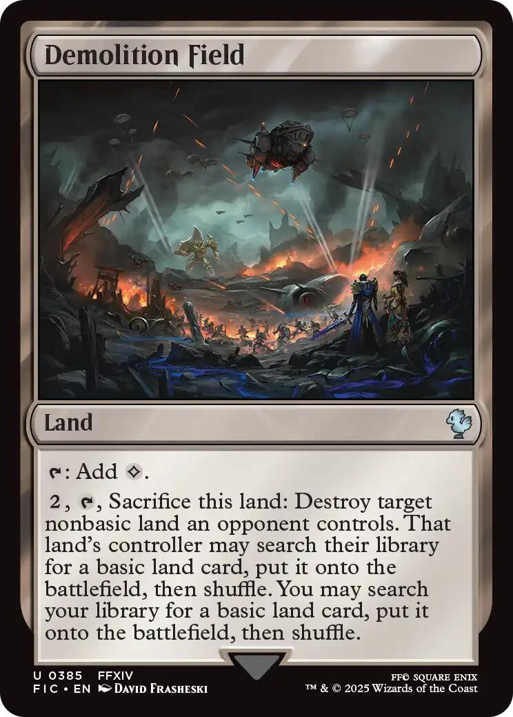 Demolition Field (Surge Foil) [FINAL FANTASY Commander] | Gear Gaming Fayetteville