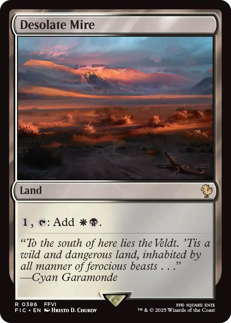 Desolate Mire (Surge Foil) [FINAL FANTASY Commander] | Gear Gaming Fayetteville