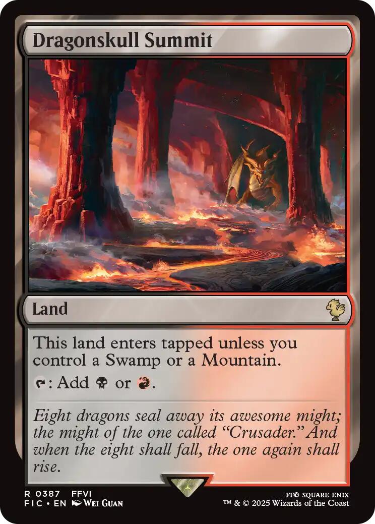 Dragonskull Summit (Surge Foil) [FINAL FANTASY Commander] | Gear Gaming Fayetteville