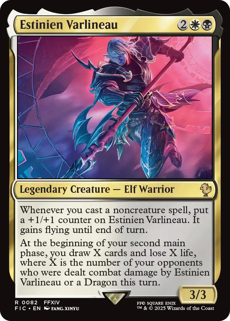 Estinien Varlineau (Surge Foil) [FINAL FANTASY Commander] | Gear Gaming Fayetteville