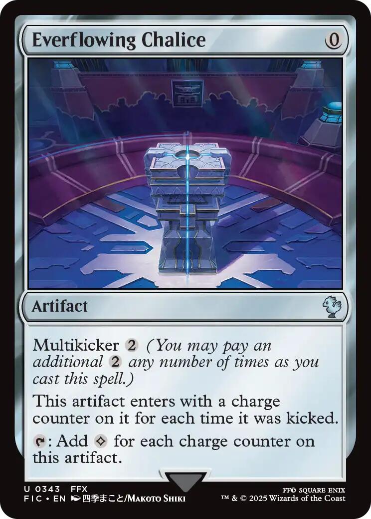 Everflowing Chalice (Surge Foil) [FINAL FANTASY Commander] | Gear Gaming Fayetteville