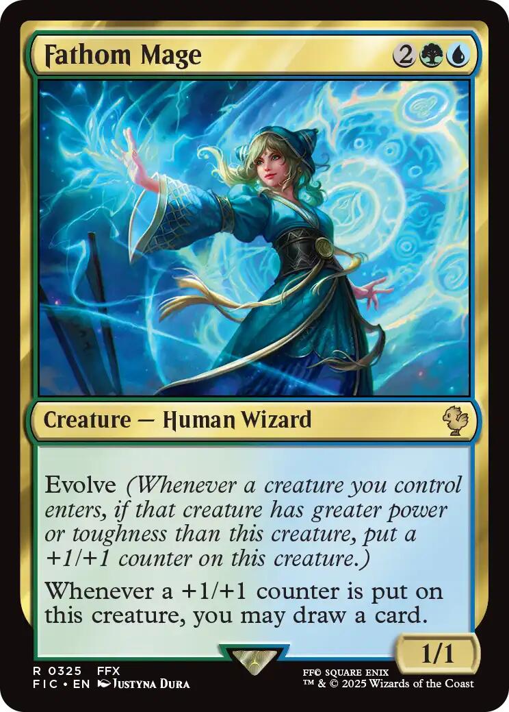 Fathom Mage (Surge Foil) [FINAL FANTASY Commander] | Gear Gaming Fayetteville
