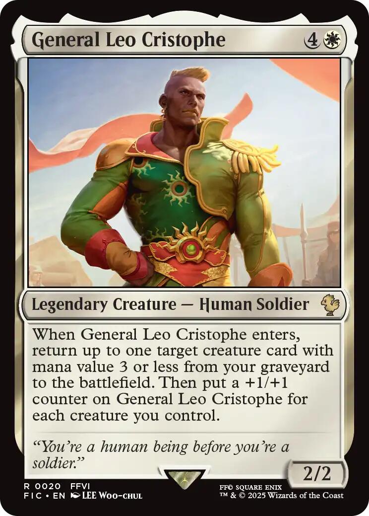 General Leo Cristophe (Surge Foil) [FINAL FANTASY Commander] | Gear Gaming Fayetteville