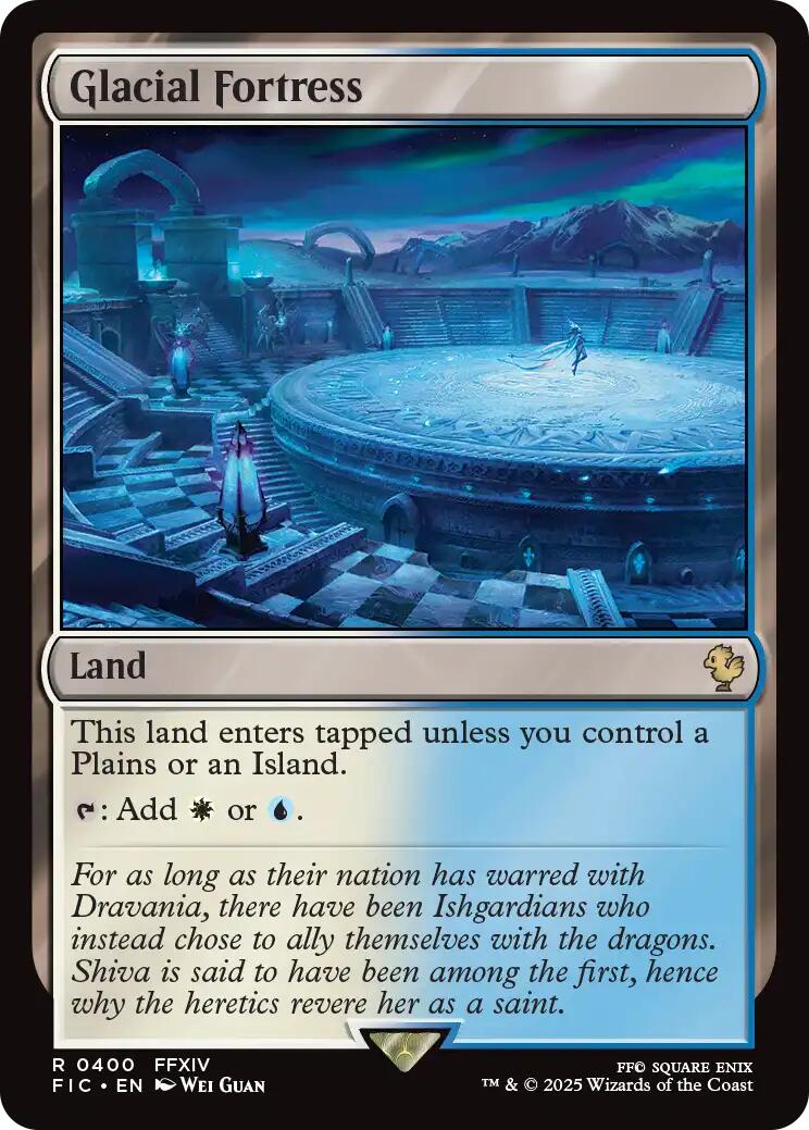 Glacial Fortress (Surge Foil) [FINAL FANTASY Commander] | Gear Gaming Fayetteville