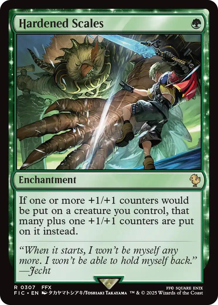 Hardened Scales (Surge Foil) [FINAL FANTASY Commander] | Gear Gaming Fayetteville