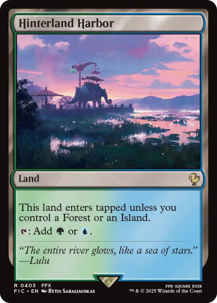 Hinterland Harbor (Surge Foil) [FINAL FANTASY Commander] | Gear Gaming Fayetteville