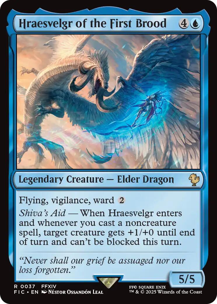 Hraesvelgr of the First Brood (Surge Foil) [FINAL FANTASY Commander] | Gear Gaming Fayetteville