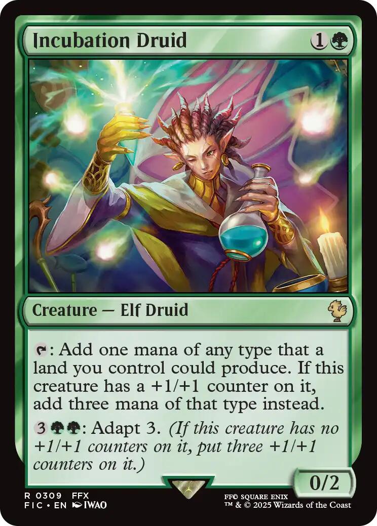 Incubation Druid (Surge Foil) [FINAL FANTASY Commander] | Gear Gaming Fayetteville