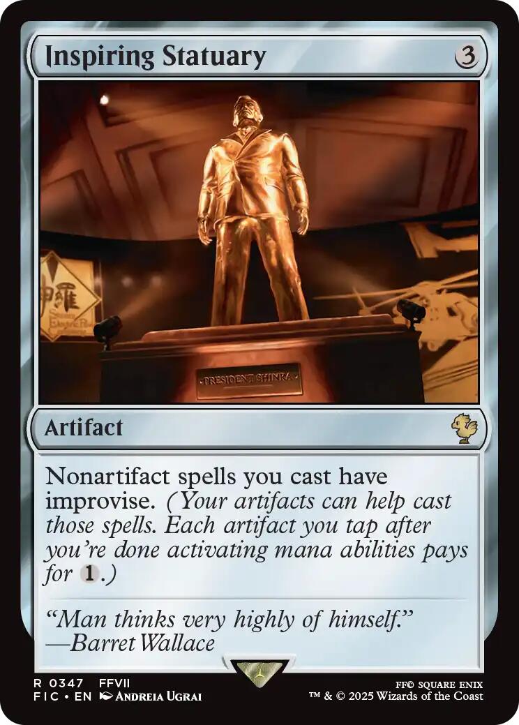 Inspiring Statuary (Surge Foil) [FINAL FANTASY Commander] | Gear Gaming Fayetteville